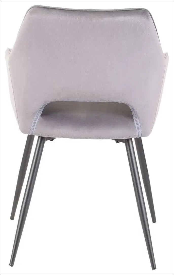 Kėdė VI1672 - €42 Save 50% 25-50, __label:Pristatymas 1-2 d.d., color-pilka, kedes-valgomojo, material-aksomas Aksomas