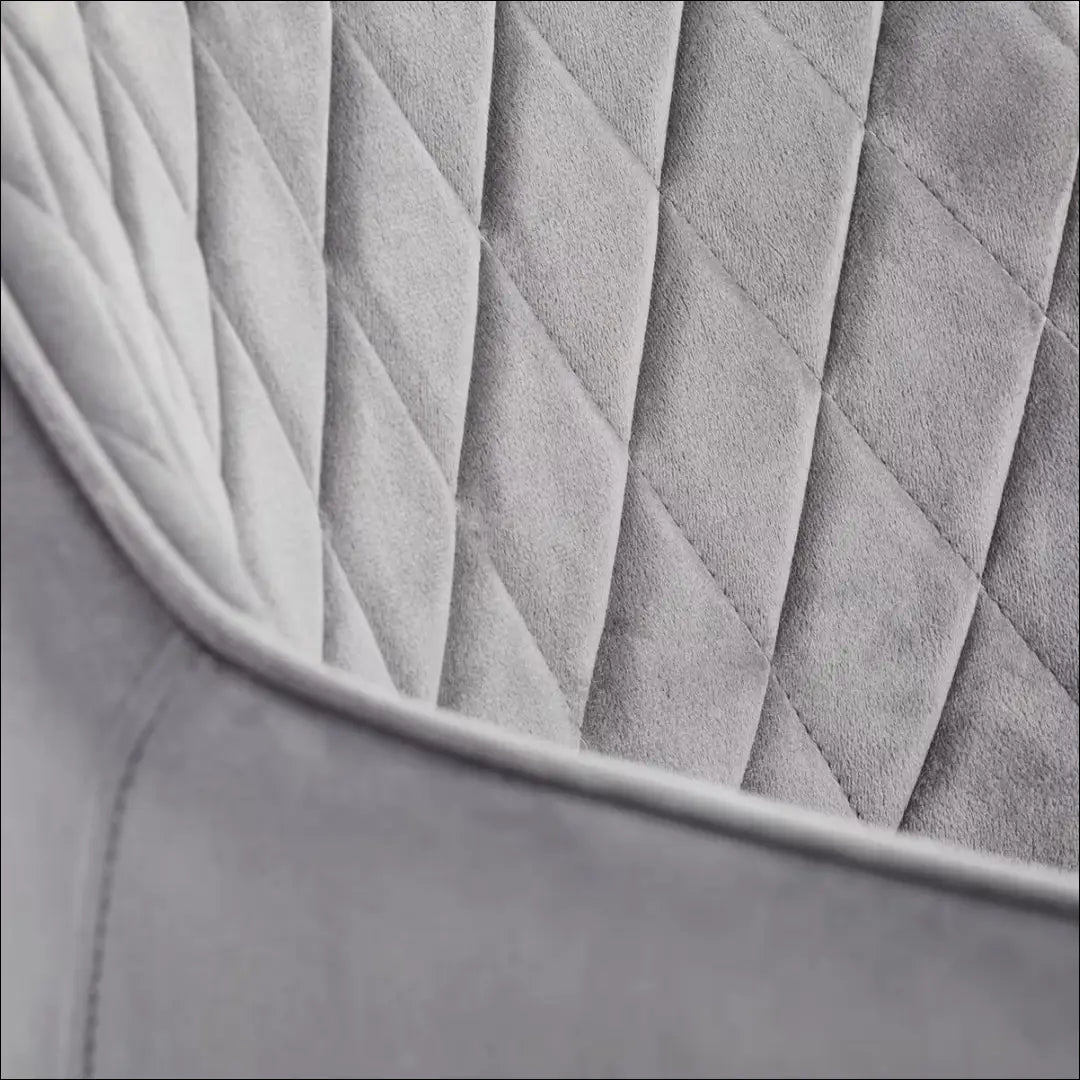 Kėdė VI1672 - €42 Save 50% 25-50, __label:Pristatymas 1-2 d.d., color-pilka, kedes-valgomojo, material-aksomas Aksomas