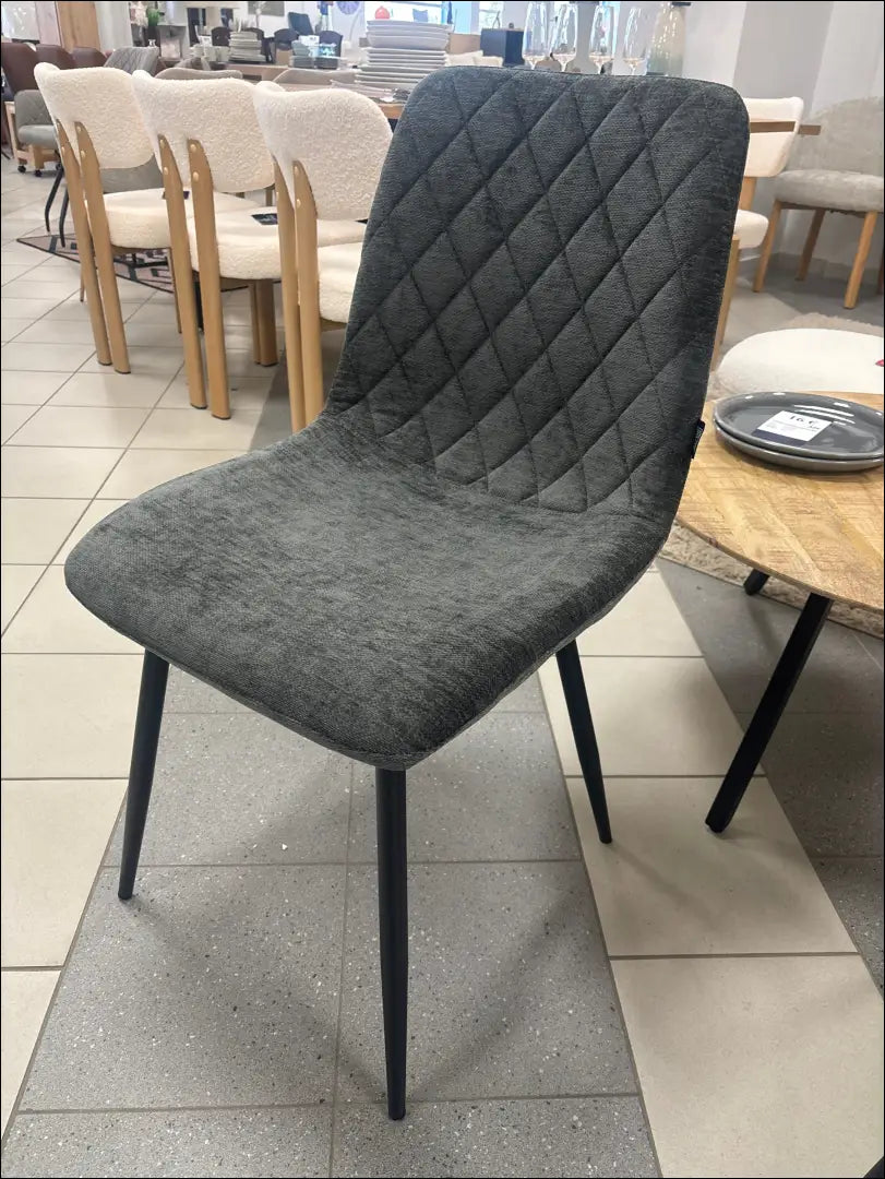 Kėdė VI1674 - €48 Save 50% 25-50, __label:Pristatymas 1-2 d.d., color-pilka, kedes-valgomojo, material-poliesteris