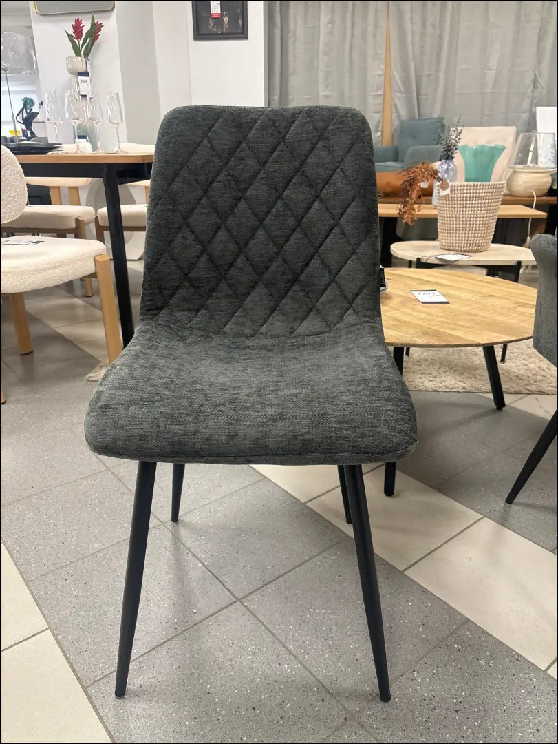 Kėdė VI1674 - €48 Save 50% 25-50, __label:Pristatymas 1-2 d.d., color-pilka, kedes-valgomojo, material-poliesteris