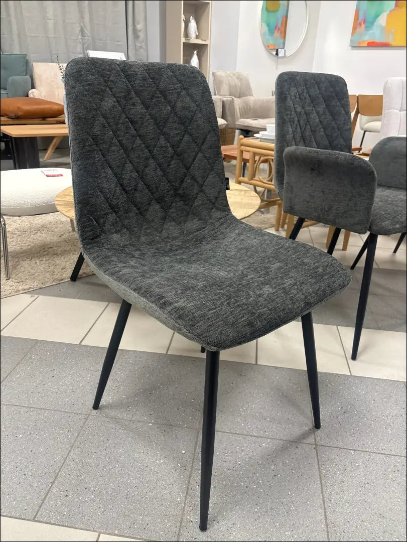 Kėdė VI1674 - €48 Save 50% 25-50, __label:Pristatymas 1-2 d.d., color-pilka, kedes-valgomojo, material-poliesteris