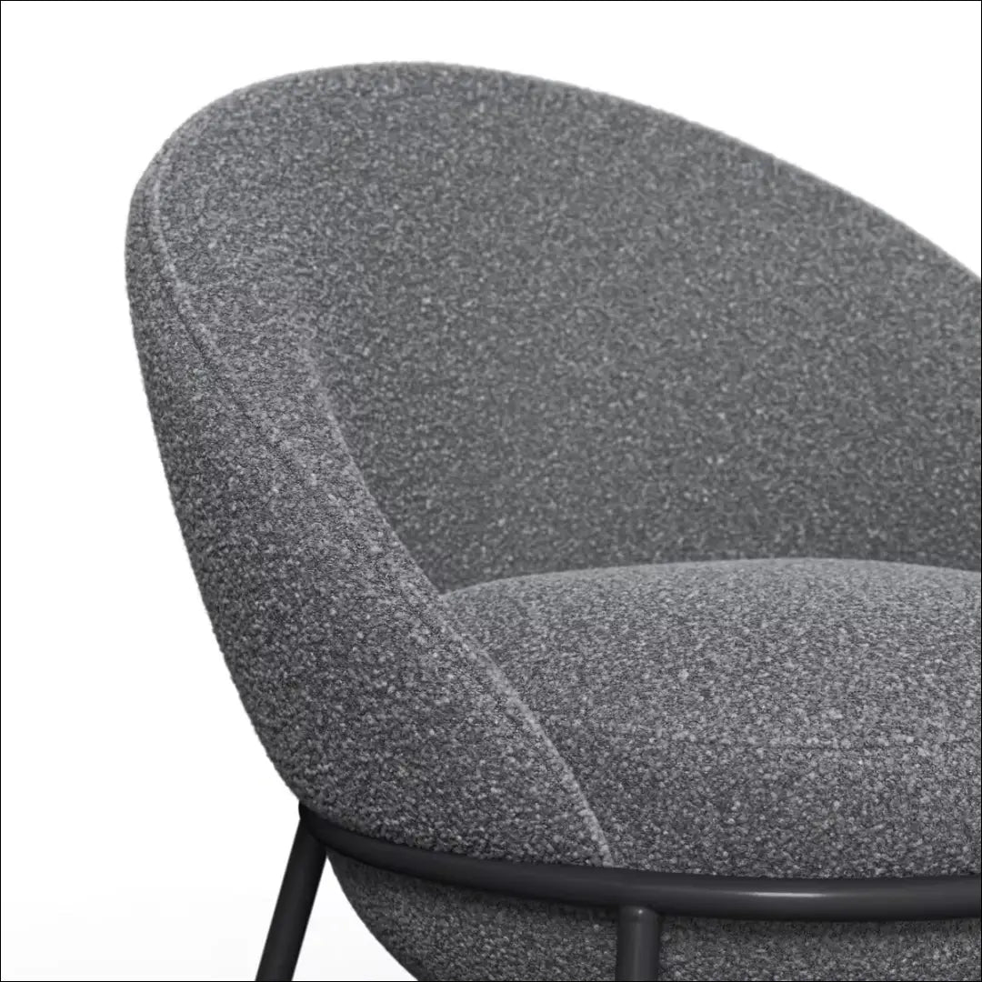 Kėdė VI1682 - €105 Save 50% 100-200, __label:Pristatymas 1-2 d.d., boucle, color-pilka, kedes-valgomojo Kėdės valgomojo