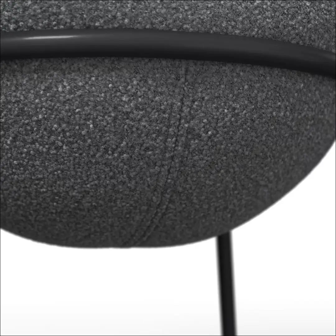Kėdė VI1682 - €105 Save 50% 100-200, __label:Pristatymas 1-2 d.d., boucle, color-pilka, kedes-valgomojo Kėdės valgomojo