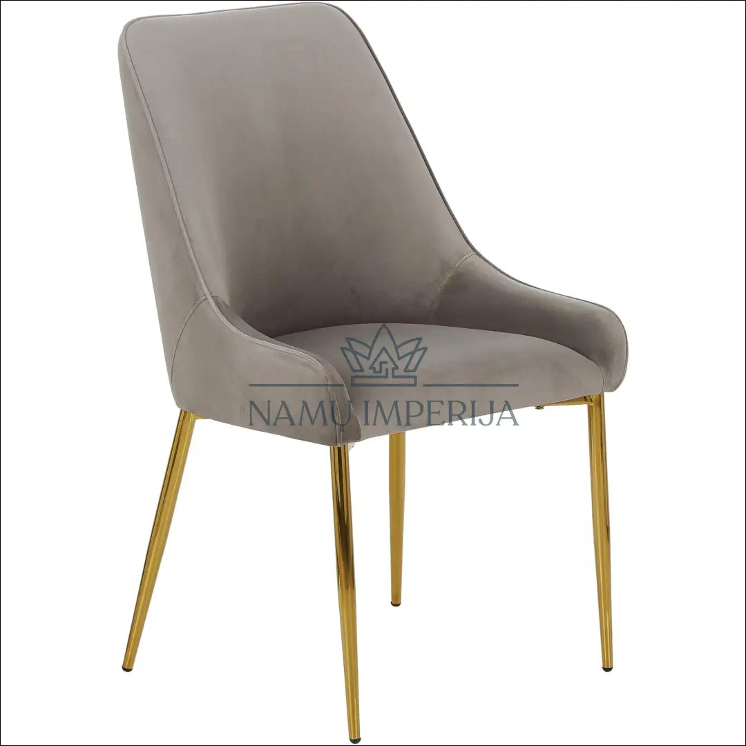 Kėdė VI397 - €92 Save 55% 50-100, color-auksine, color-ruda, kedes-valgomojo, material-aksomas €50 to €100