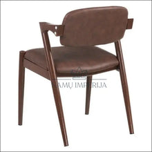 Įkelti vaizdą į galerijos rodinį, Kėdė VI606 - €124 Save 50% 100-200, color-ruda, kedes-valgomojo, material-dirbtine-oda, material-metalas Dirbtinė

