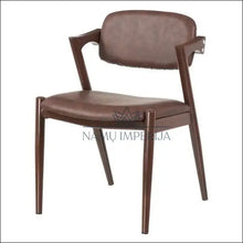 Įkelti vaizdą į galerijos rodinį, Kėdė VI606 - €124 Save 50% 100-200, color-ruda, kedes-valgomojo, material-dirbtine-oda, material-metalas Dirbtinė
