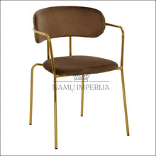 Įkelti vaizdą į galerijos rodinį, Kėdė VI619 - €188 Save 50% 100-200, color-auksine, color-ruda, kedes-valgomojo, material-aksomas Aksomas | Namų
