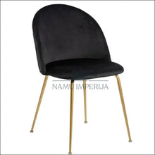 Įkelti vaizdą į galerijos rodinį, Kėdė VI625 - €80 Save 50% 50-100, color-auksine, color-juoda, kedes-valgomojo, material-aksomas Aksomas | Namų
