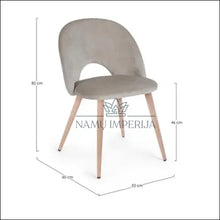 Laadige pilt üles galeriivaatesse Kėdė VI629 - €54 Save 50% 50-100, color-ruda, color-smelio, kedes-valgomojo, material-aksomas Aksomas | Namų
