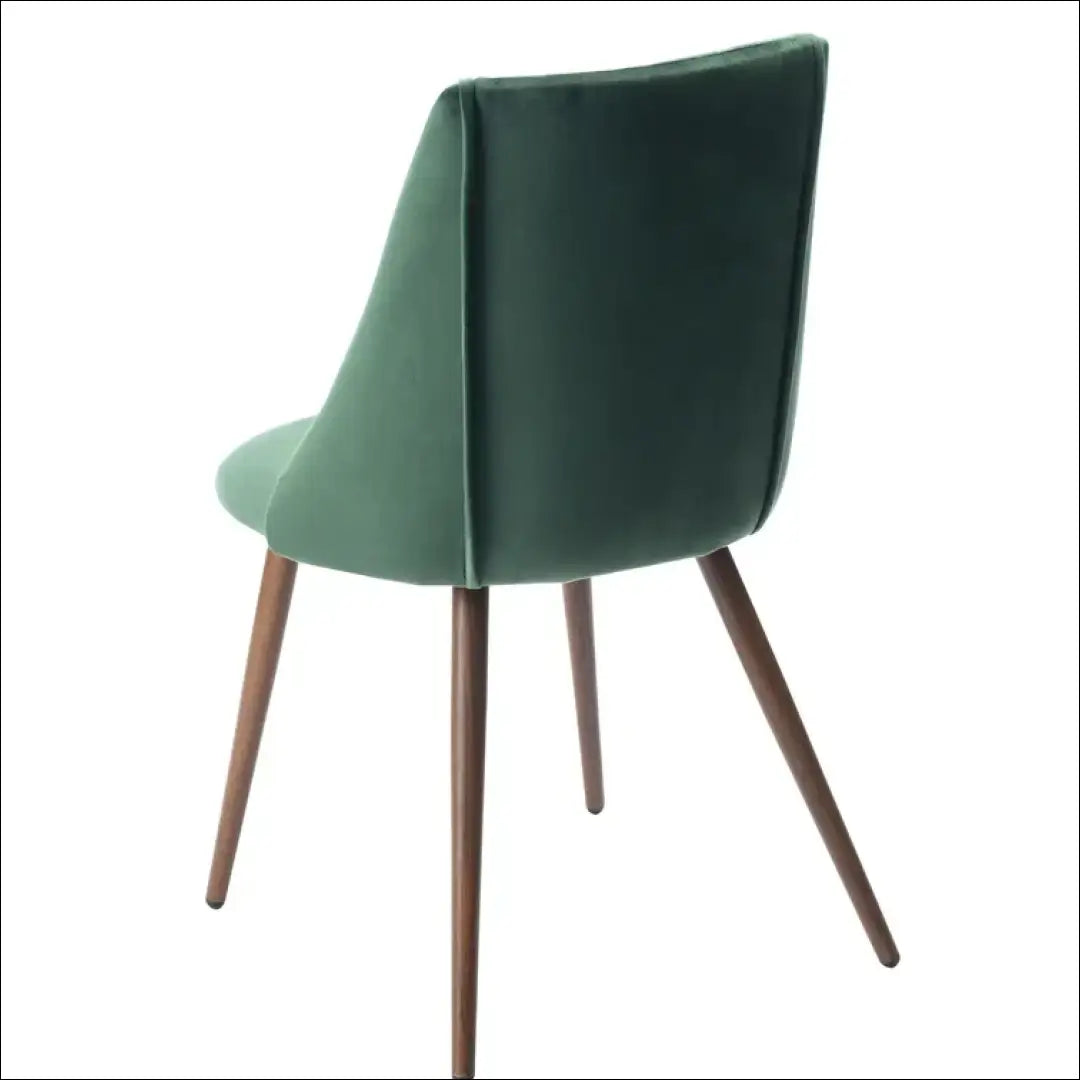 Kėdė VI636 - €43 Save 65% 25-50, __label:Pristatymas 1-2 d.d., color-zalia, kedes-valgomojo, material-aksomas €25