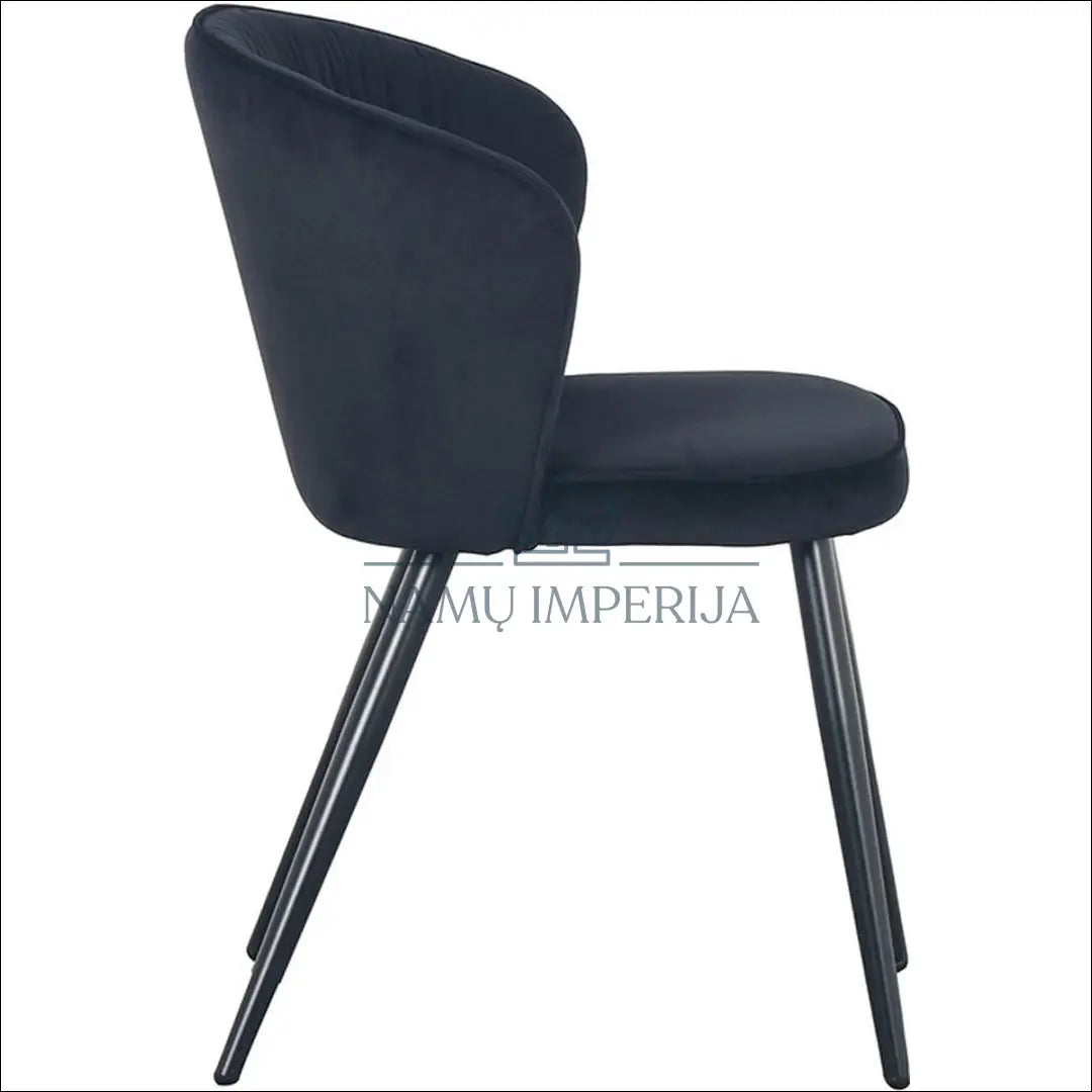 Kėdė VI649 - €75 Save 50% 50-100, __label:Pristatymas 1-2 d.d., color-juoda, kedes-valgomojo, material-aksomas