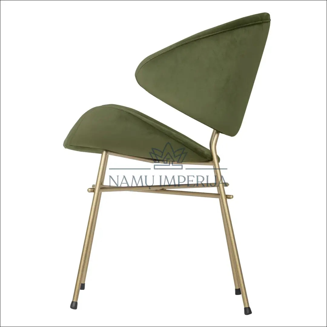Kėdė VI654 - €203 Save 50% color-auksine, color-zalia, kedes-valgomojo, material-aksomas, material-metalas Virš