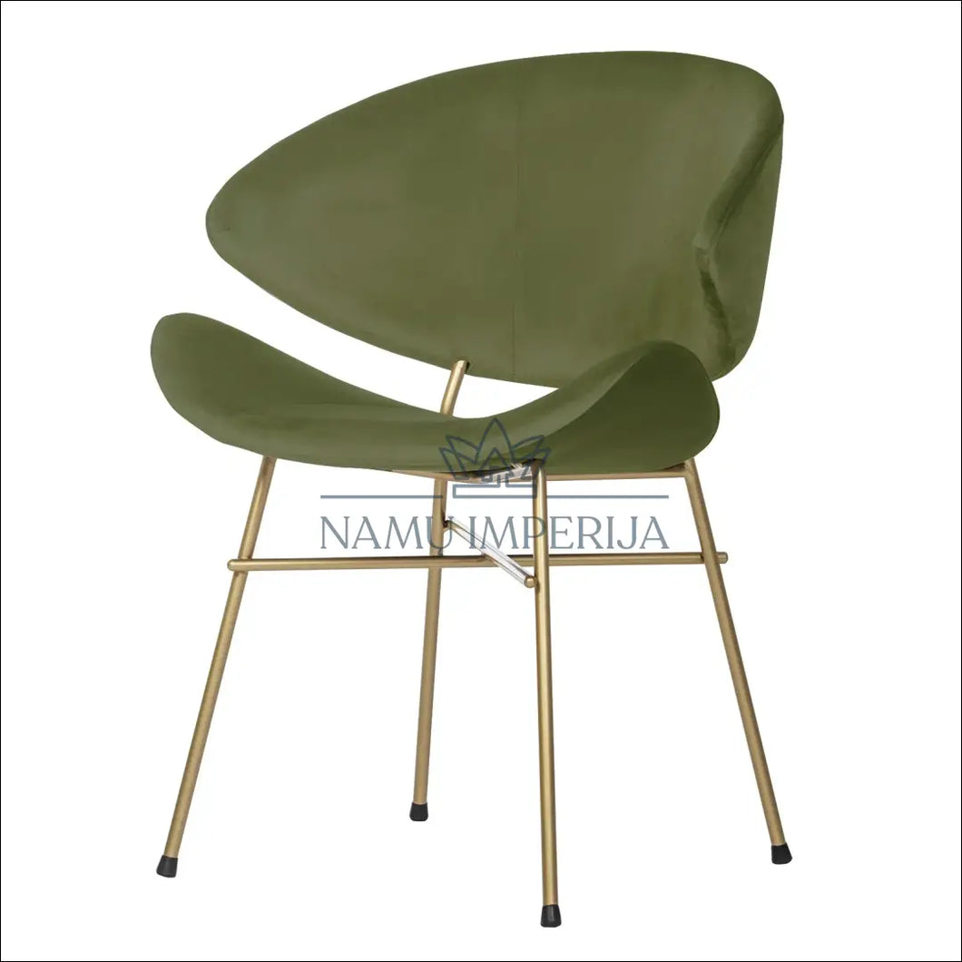 Kėdė VI654 - €203 Save 50% color-auksine, color-zalia, kedes-valgomojo, material-aksomas, material-metalas Virš