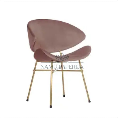 Kėdė VI655 - €203 Save 50% color-auksine, color-rozine, kedes-valgomojo, material-aksomas, material-metalas Virš