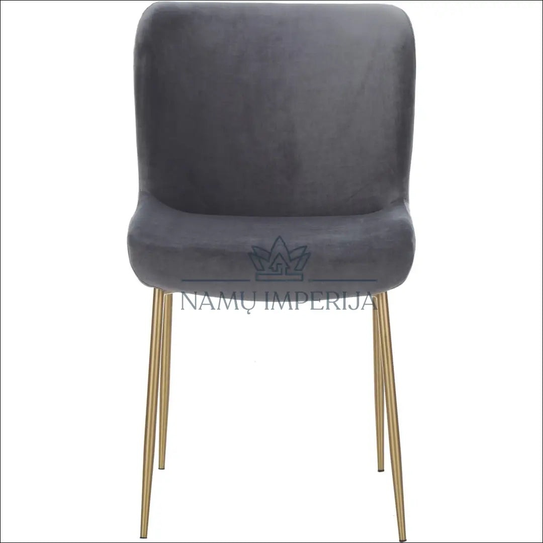 Kėdė VI671 - €112 Save 55% 100-200, __label:Pristatymas 1-2 d.d., color-pilka, kedes-valgomojo, material-aksomas