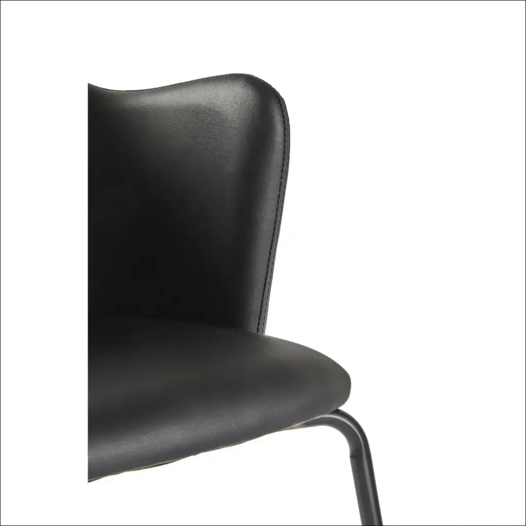 Kėdė VI699 - €72 Save 65% 50-100, __label:Pristatymas 1-2 d.d., color-juoda, kedes-valgomojo, material-eko-oda €50