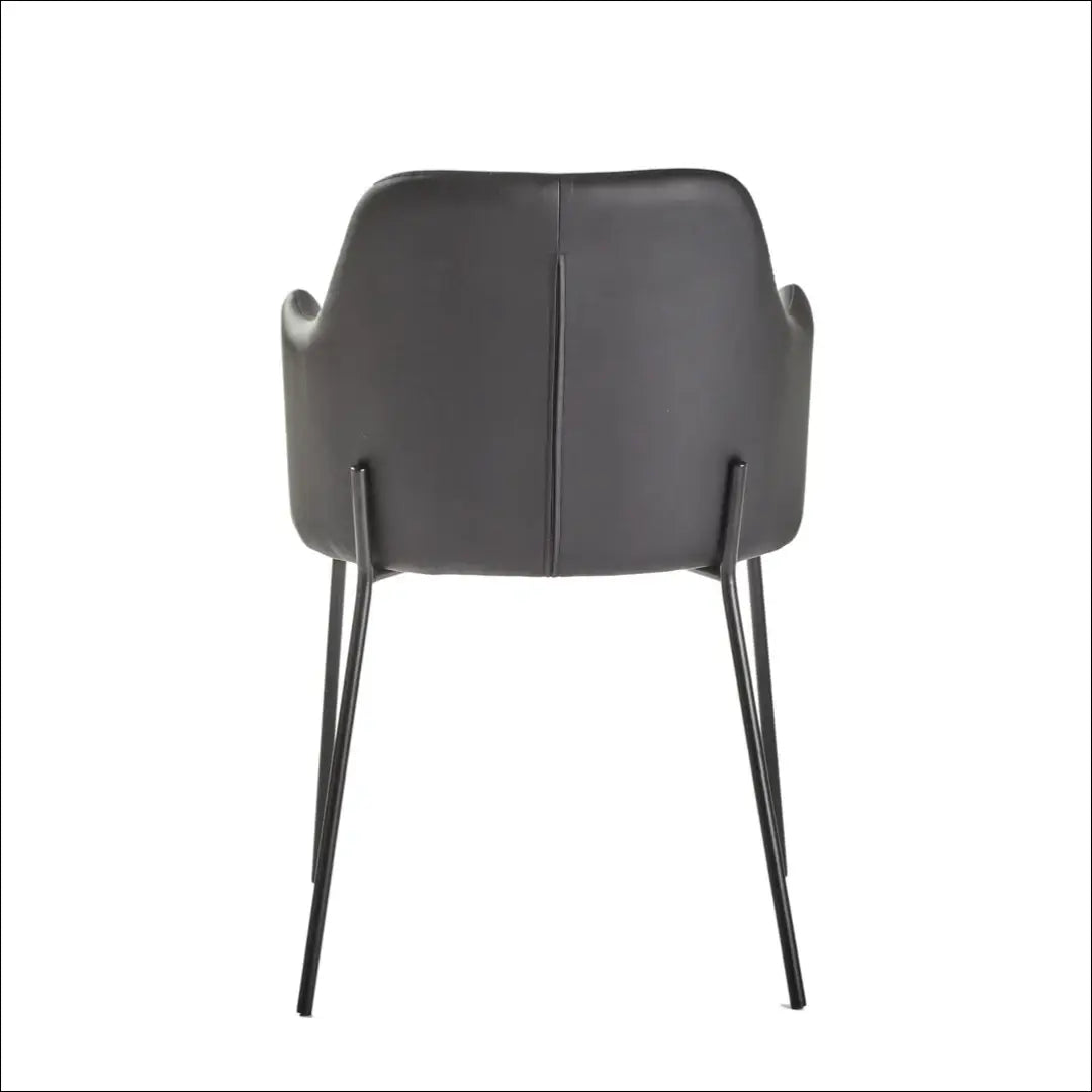 Kėdė VI699 - €72 Save 65% 50-100, __label:Pristatymas 1-2 d.d., color-juoda, kedes-valgomojo, material-eko-oda €50