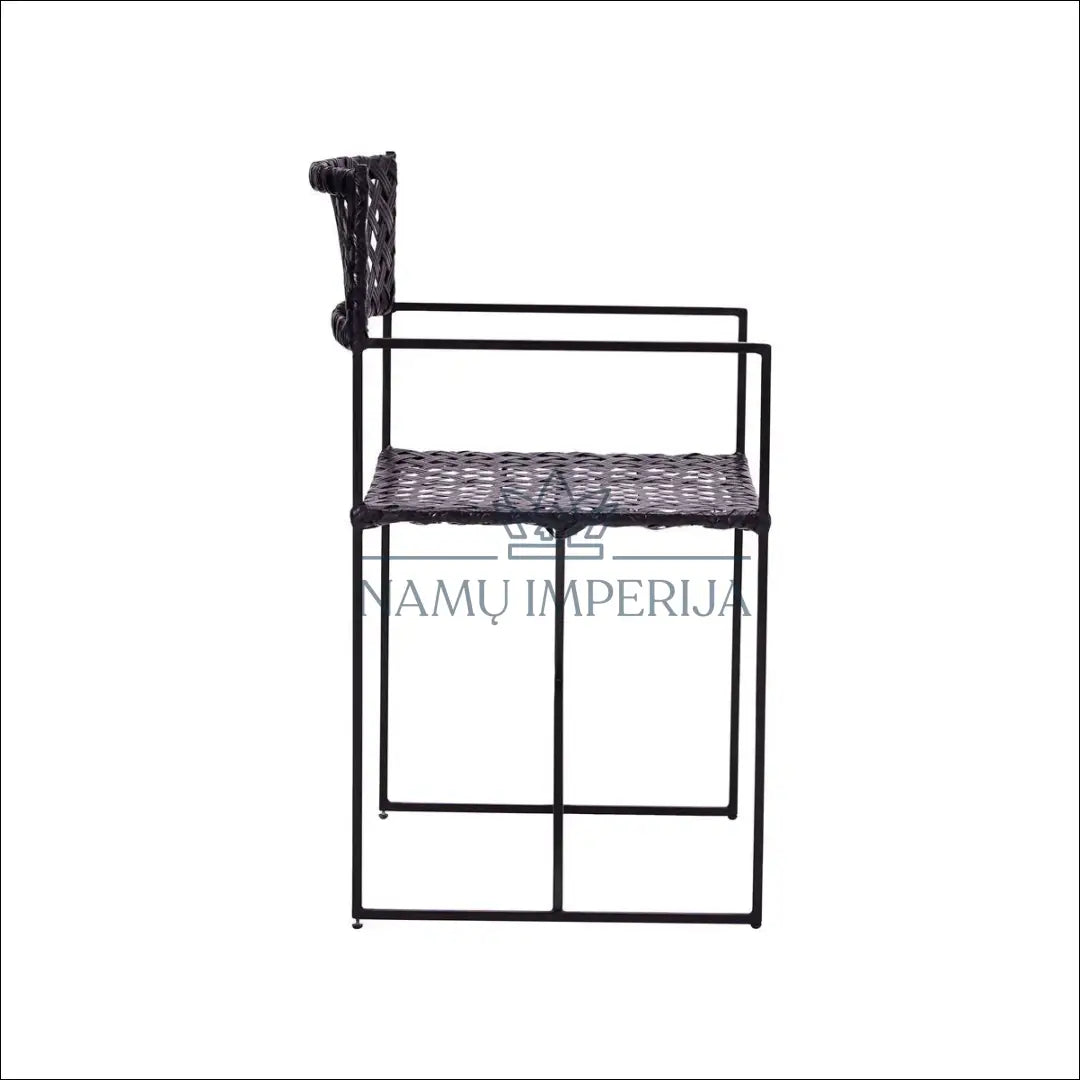 Kėdė VI743 - €143 Save 65% 100-200, __label:Pristatymas 1-2 d.d., color-juoda, kedes-valgomojo, material-metalas Juoda