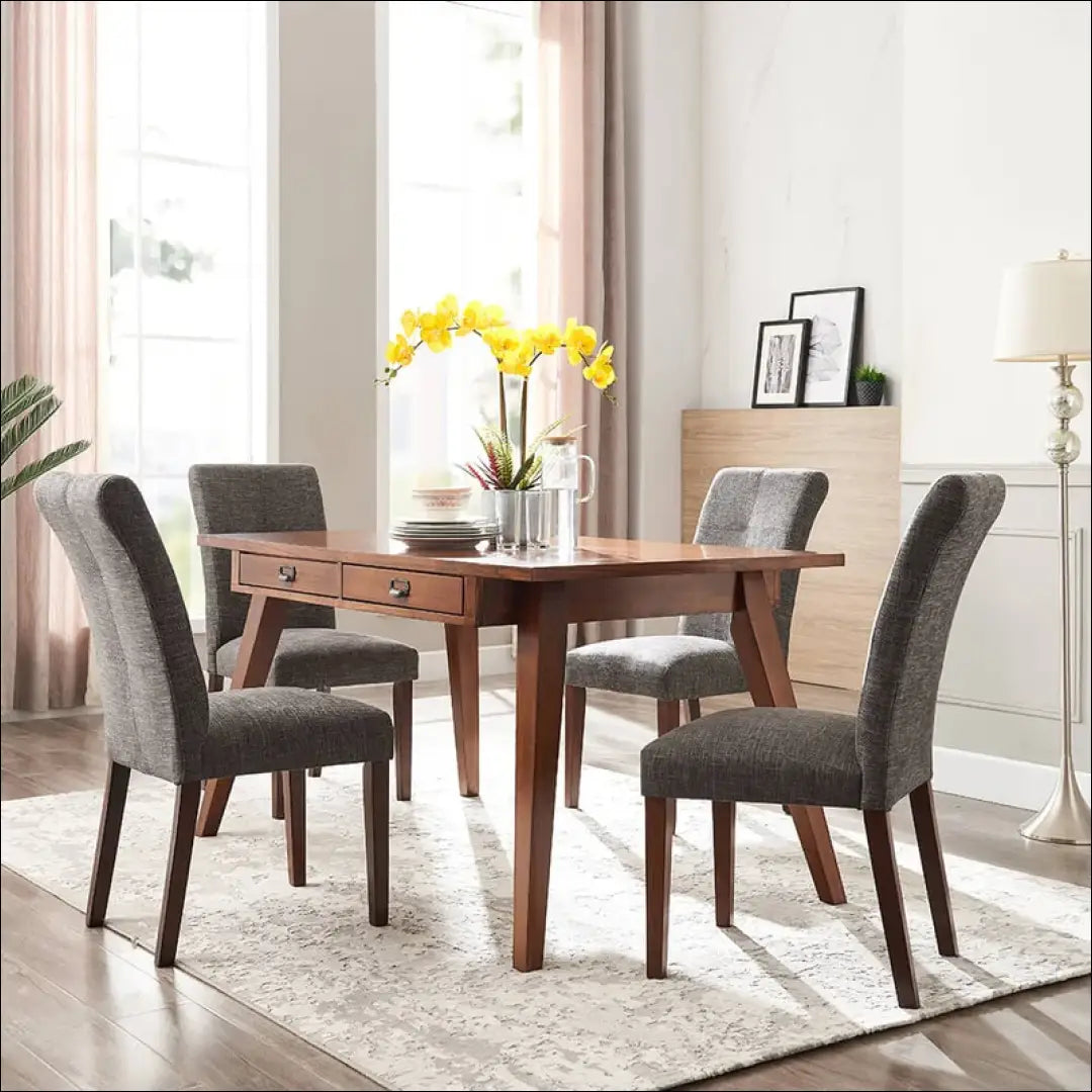 Kėdė VI821 - €64 Save 60% 50-100, __label:Pristatymas 1-2 d.d., color-pilka, kedes-valgomojo, material-gobelenas €50