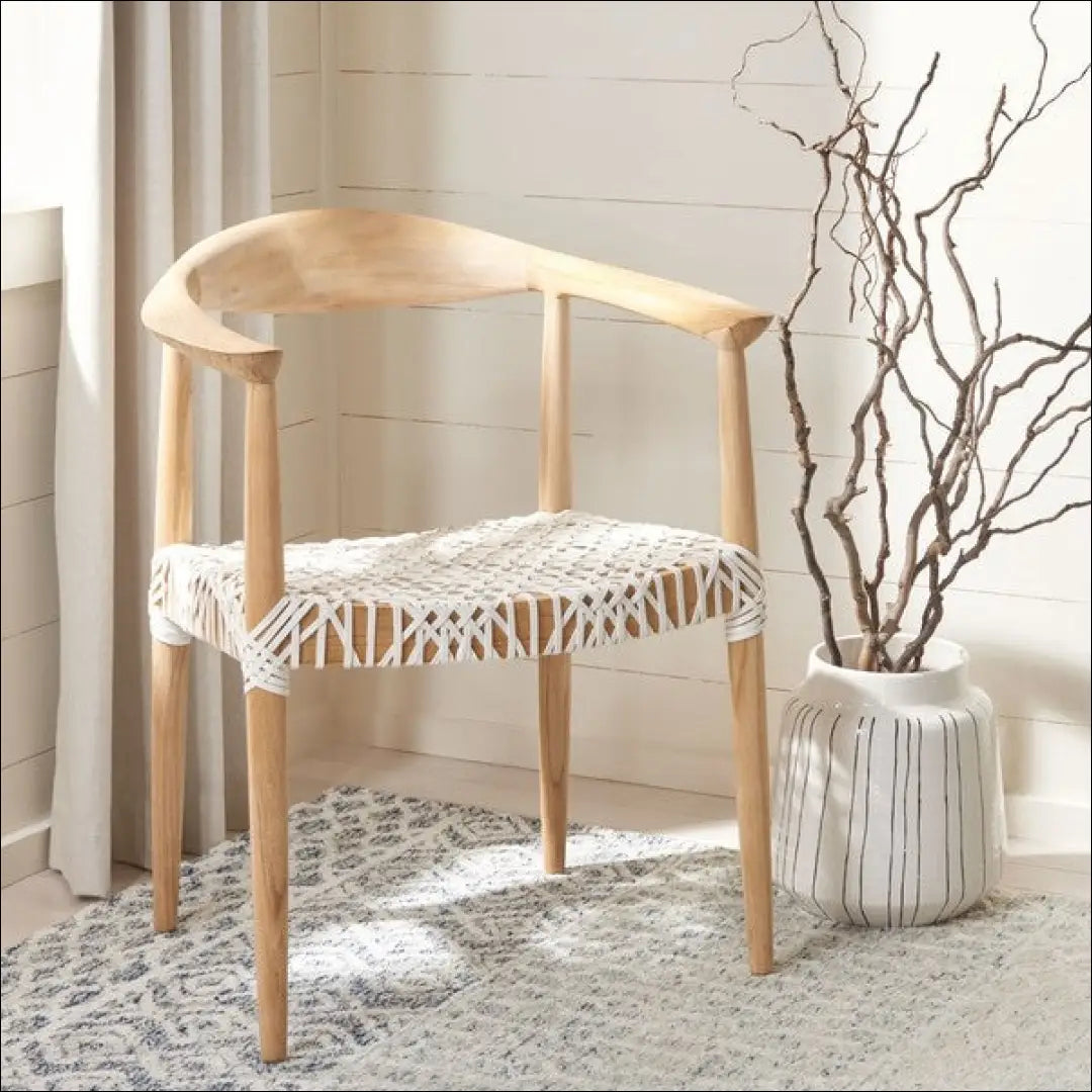 Kėdė VI882 - €147 Save 55% 100-200, __label:Pristatymas 1-2 d.d., color-balta, color-ruda, kedes-valgomojo €100 to €200