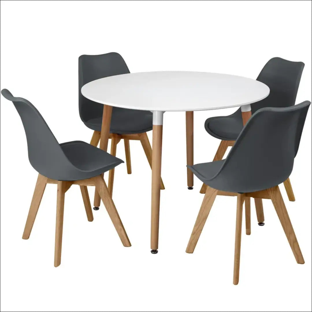 Kėdė VI925 - €42 Save 50% 25-50, __label:Pristatymas 1-2 d.d., color-pilka, kedes-valgomojo, material-dirbtine-oda €25