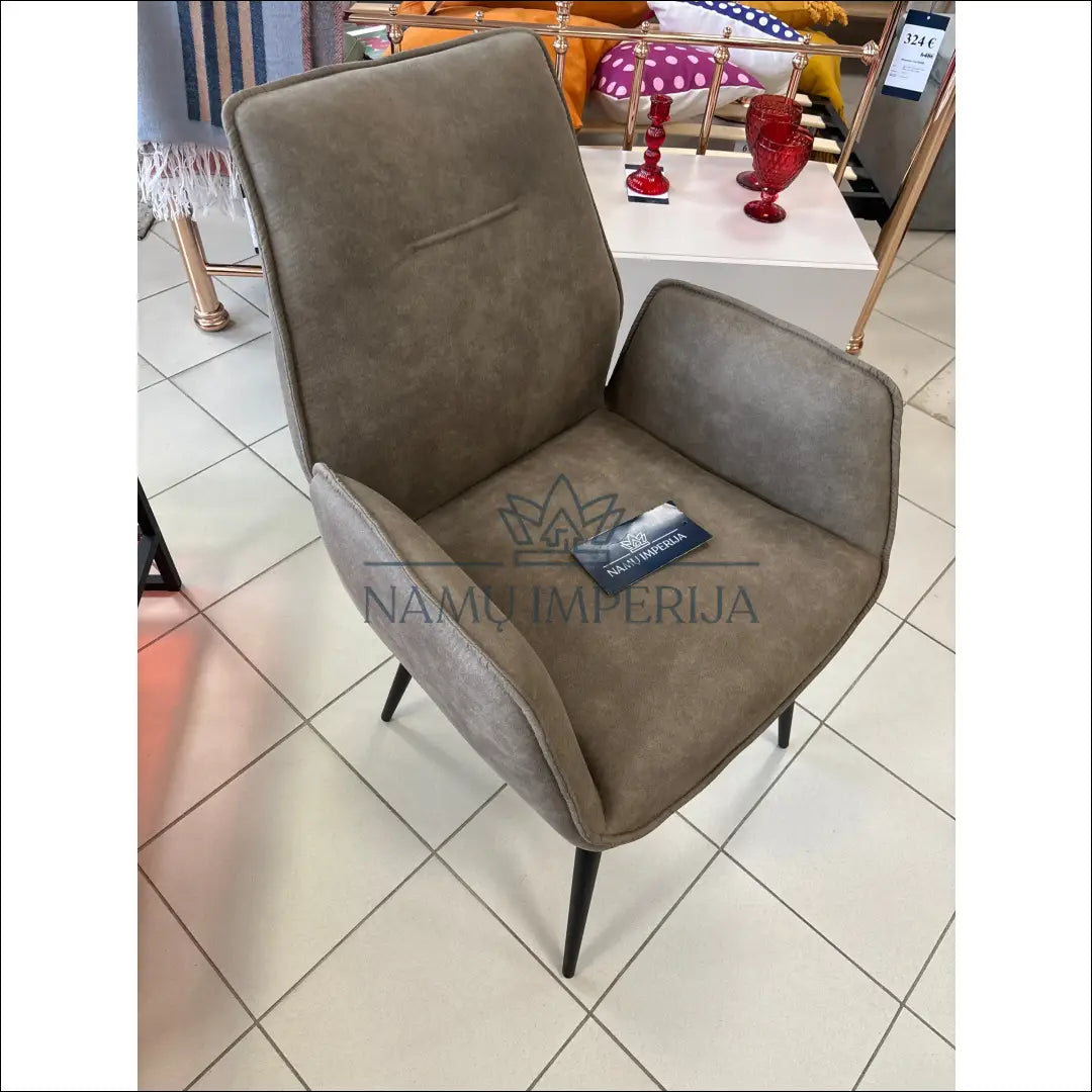 Kėdė VI982 - €130 Save 55% 100-200, __label:Pristatymas 1-2 d.d., color-ruda, kedes-valgomojo, material-dirbtine-oda