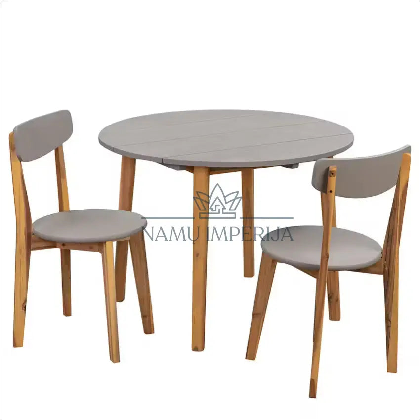 Kėdė VI996 - €34 Save 55% 25-50, __label:Pristatymas 1-2 d.d., color-pilka, color-ruda, kedes-valgomojo €25 to €50