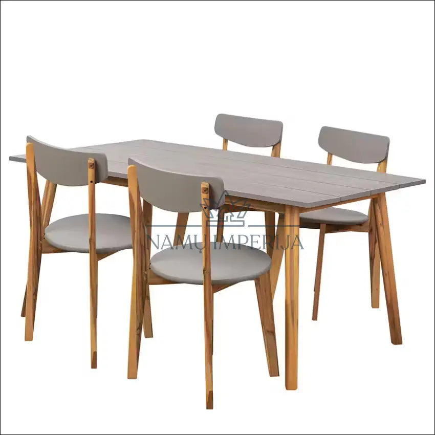 Kėdė VI996 - €34 Save 55% 25-50, __label:Pristatymas 1-2 d.d., color-pilka, color-ruda, kedes-valgomojo €25 to €50