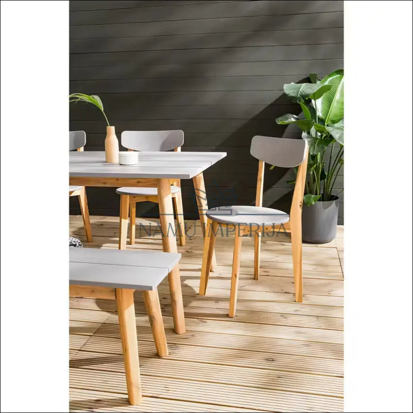 Kėdė VI996 - €34 Save 55% 25-50, __label:Pristatymas 1-2 d.d., color-pilka, color-ruda, kedes-valgomojo €25 to €50