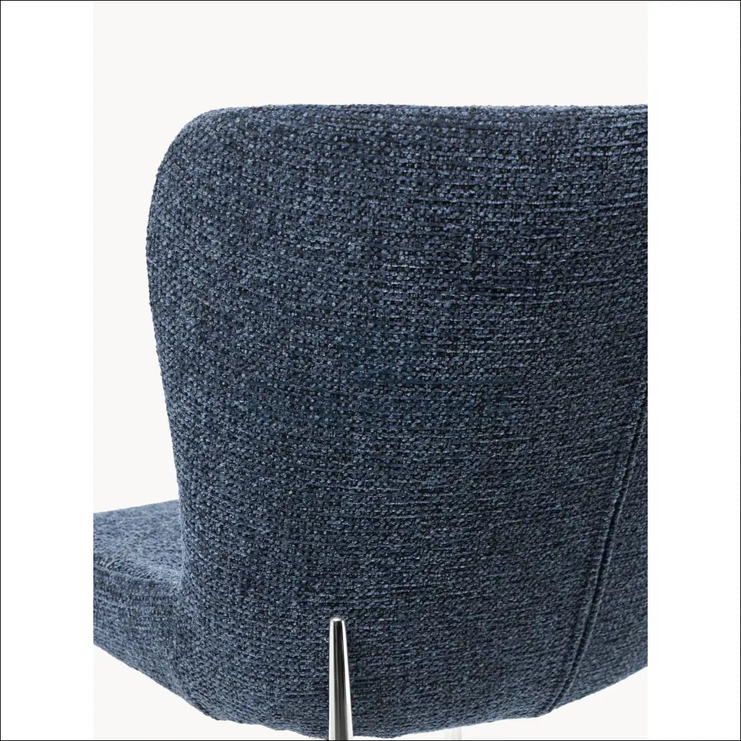 Kėdė VI997 - €135 Save 50% 100-200, __label:Pristatymas 1-2 d.d., color-melyna, kedes-valgomojo, material-gobelenas