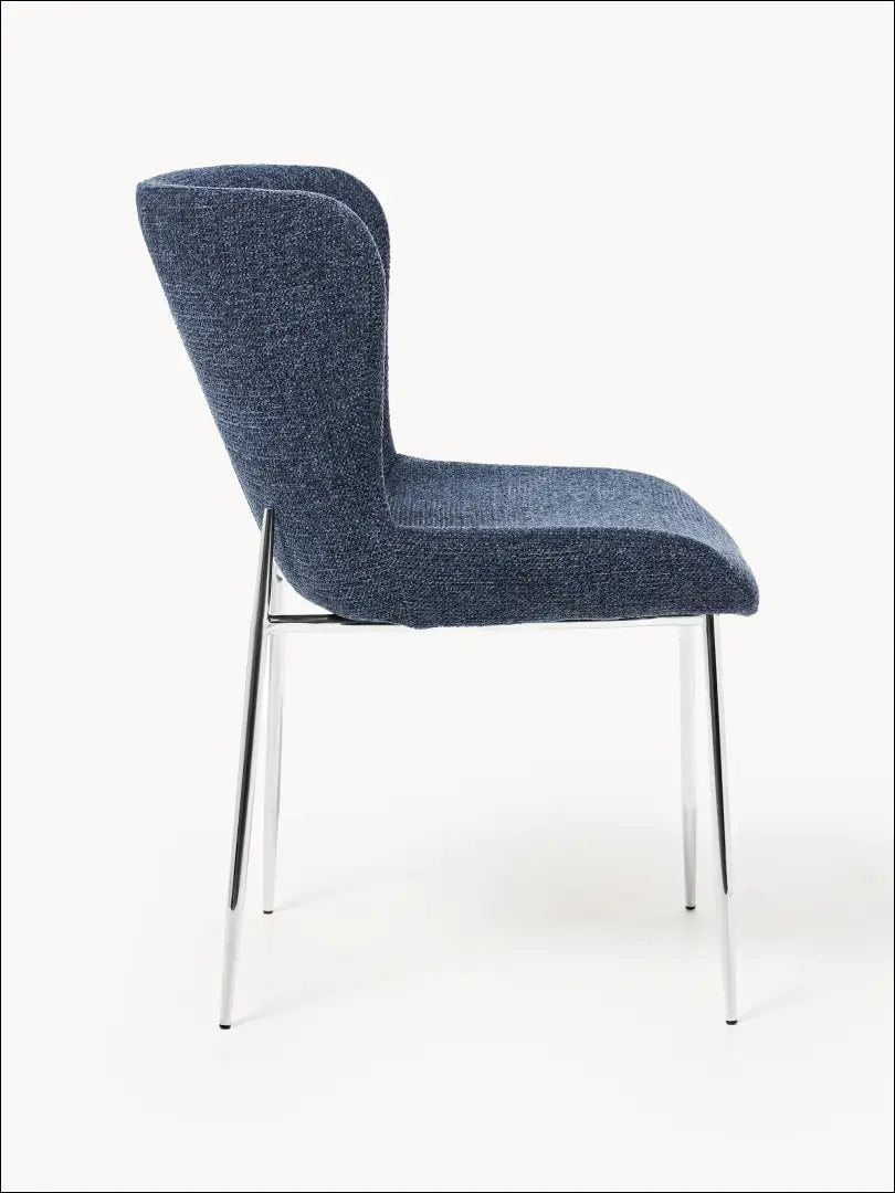 Kėdė VI997 - €121 Save 55% 100-200, __label:Pristatymas 1-2 d.d., color-melyna, kedes-valgomojo, material-gobelenas