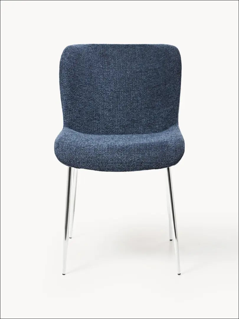 Kėdė VI997 - €121 Save 55% 100-200, __label:Pristatymas 1-2 d.d., color-melyna, kedes-valgomojo, material-gobelenas