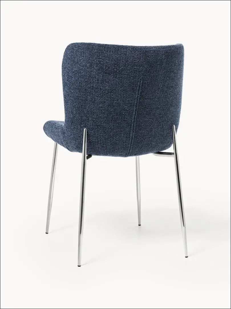 Kėdė VI997 - €121 Save 55% 100-200, __label:Pristatymas 1-2 d.d., color-melyna, kedes-valgomojo, material-gobelenas