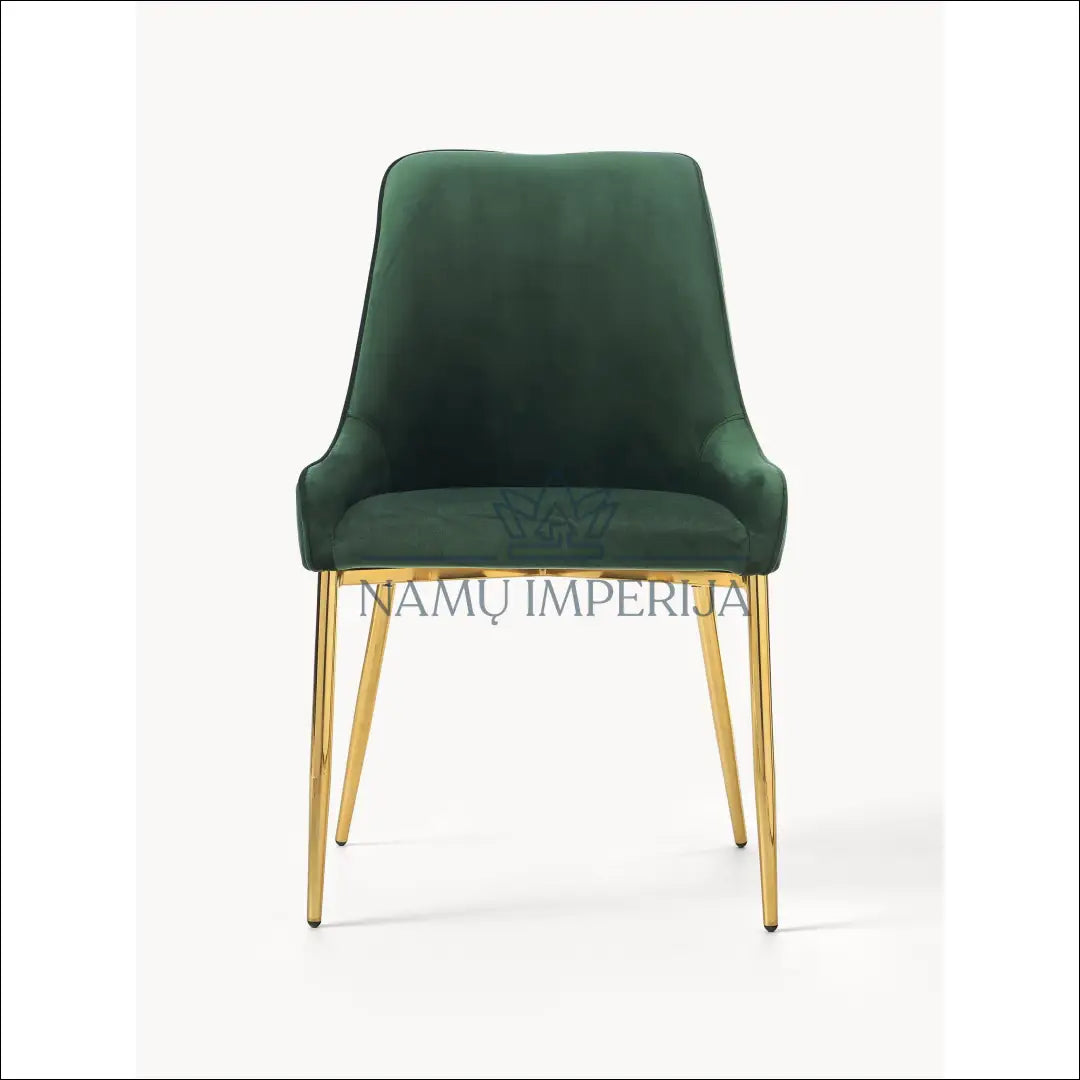 Kėdė VI999 - €115 Save 50% 100-200, __label:Pristatymas 1-2 d.d., color-zalia, kedes-valgomojo, material-aksomas €100