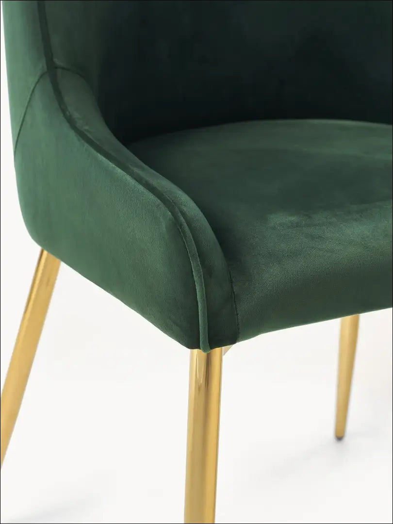 Kėdė VI999 - €115 Save 50% 100-200, __label:Pristatymas 1-2 d.d., color-zalia, kedes-valgomojo, material-aksomas €100