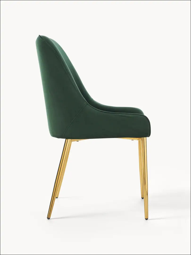 Kėdė VI999 - €115 Save 50% 100-200, __label:Pristatymas 1-2 d.d., color-zalia, kedes-valgomojo, material-aksomas €100