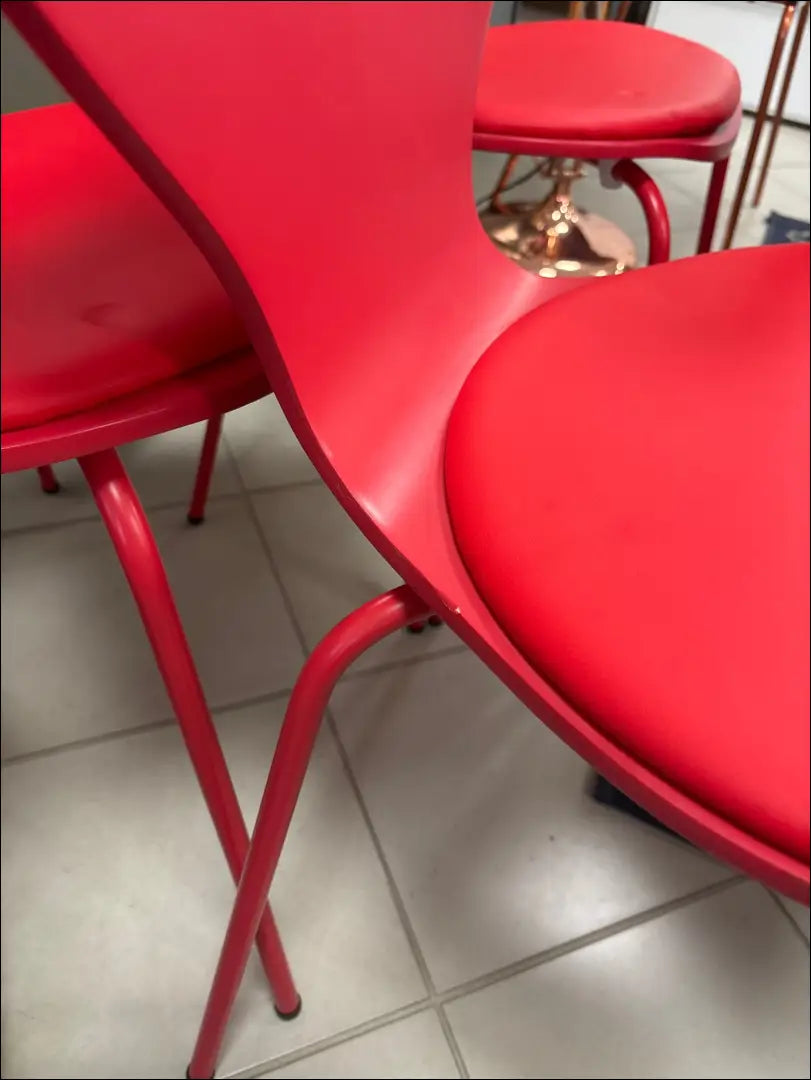 Kėdžių komplektas (4vnt) VI891 - €84 Save 65% 50-100, __label:Pristatymas 1-2 d.d., color-raudona,