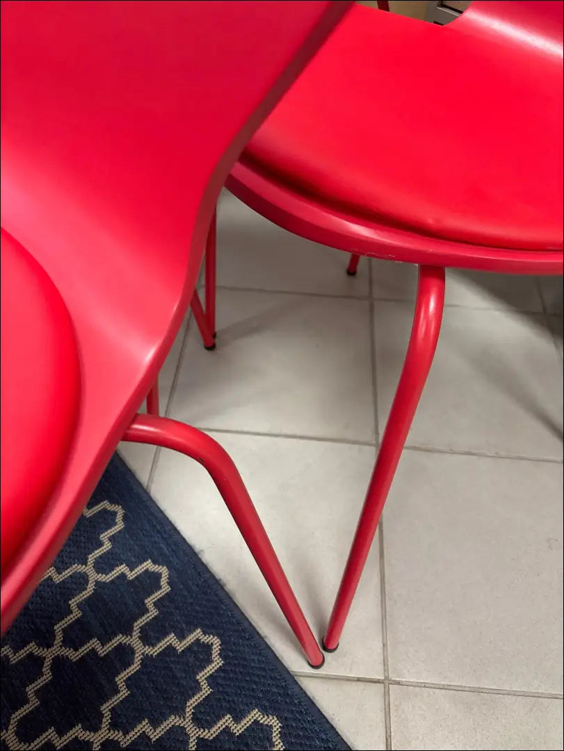 Kėdžių komplektas (4vnt) VI891 - €84 Save 65% 50-100, __label:Pristatymas 1-2 d.d., color-raudona,