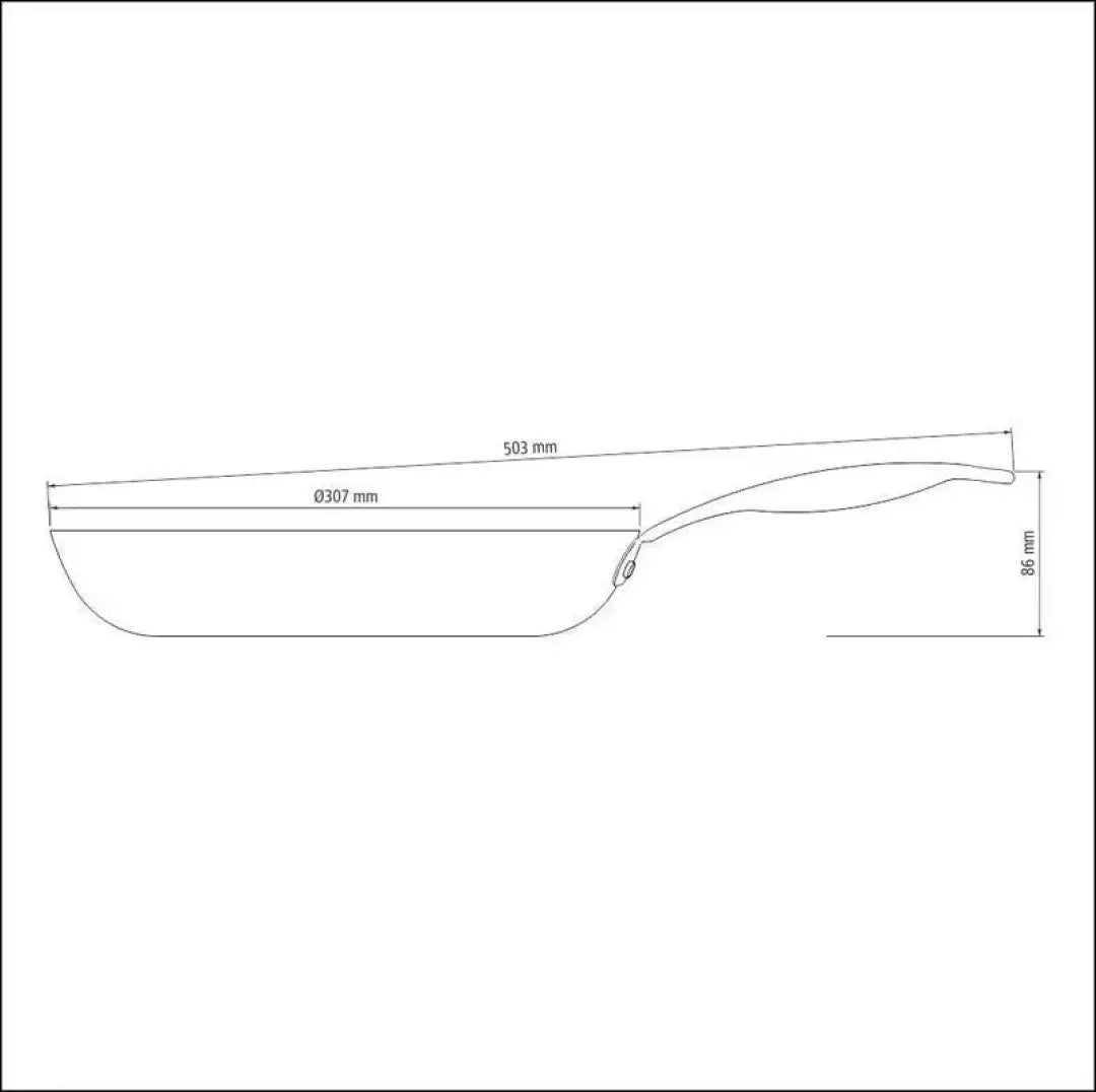 Keptuvė (30cm) DI11935 - €34 Save 50% 25-50, __label:Pristatymas 1-2 d.d., color-juoda, interjeras, material-metalas