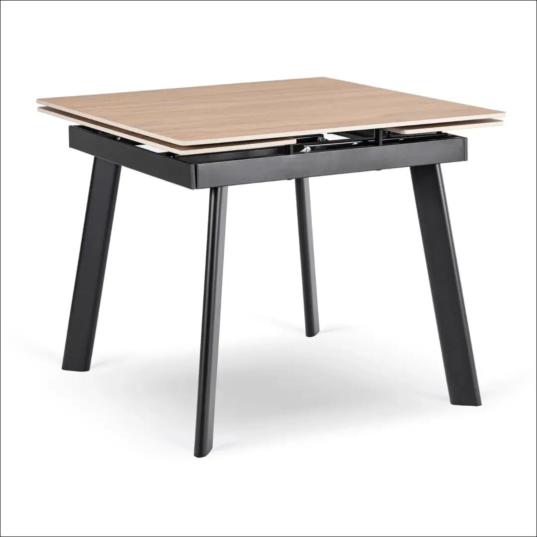Keraminis ištraukiamas stalas 90–150 cm ąžuolas/juoda TE2459 - €319 Save 15% __label:Pristatymas 5-14 d.d., Newelite