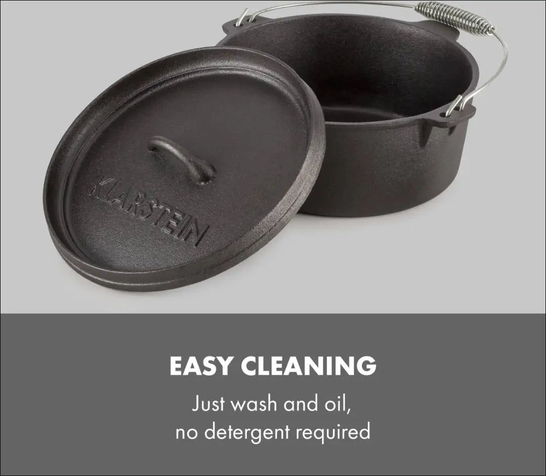 Ketaus puodas DI10808 - €56 Save 50% 50-100, __label:Pristatymas 1-2 d.d., color-juoda, interjeras, kita €50 to €100