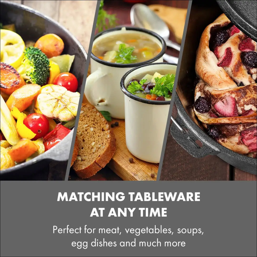 Ketaus puodas DI10808 - €56 Save 50% 50-100, __label:Pristatymas 1-2 d.d., color-juoda, interjeras, kita €50 to €100