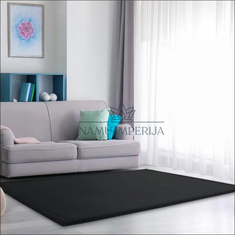 Kilimas NI5063 - €137 Save 15% 100-200, 50-100, __label:Pristatymas 5-14 d.d., color-juoda, kilimai 100x200 cm / Juoda
