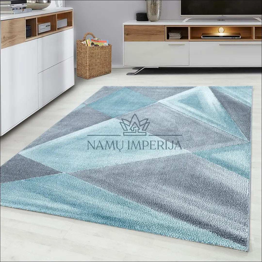 Kilimas NI2111 - €75 Save 30% 100-200, 50-100, __label:Pristatymas 5-14 d.d., ayy, color-pilka 120 x 170 cm / Mėlyna