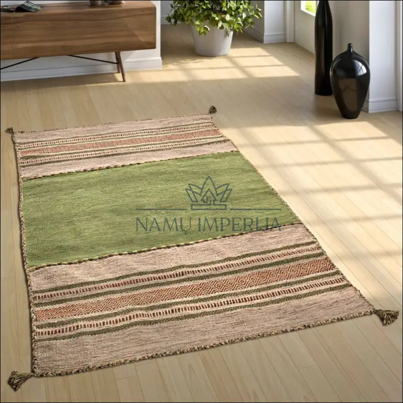 Kilimas NI3935 - €98 Save 15% 100-200, 50-100, __label:Pristatymas 5-14 d.d., ayy, color-zalia 120 x 170 cm Kilimai