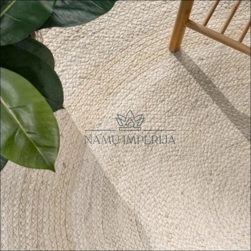 Kilimas NI5107 - 100-200, 50-100, __label:Pristatymas 5-14 d.d., color-White, kilimai Kilimai Handmade Round Monochrome
