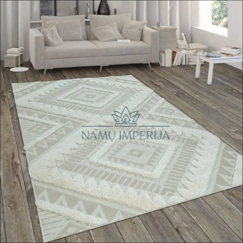 Kilimas NI3597 - €80 Save 15% 100-200, 50-100, __label:Pristatymas 5-14 d.d., ayy, color-smelio 80 cm x 150 / Balta