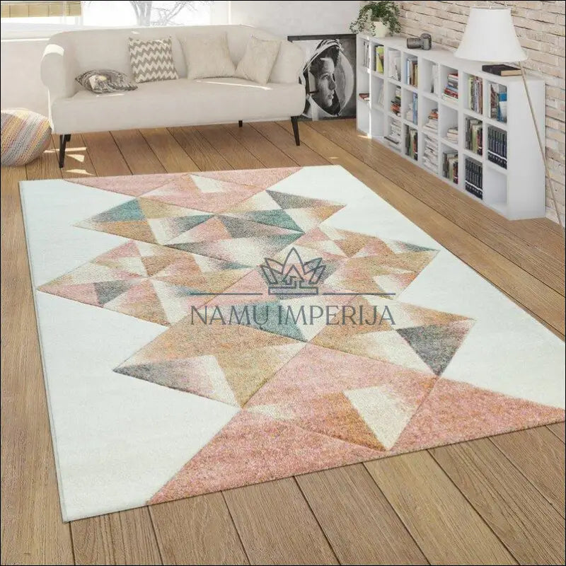 Kilimas NI1255 €32 Save 60% 25 50, __label:Pristatymas 1 2 d.d., color balta, oranzine, rozine Kilimai | Namų imperija