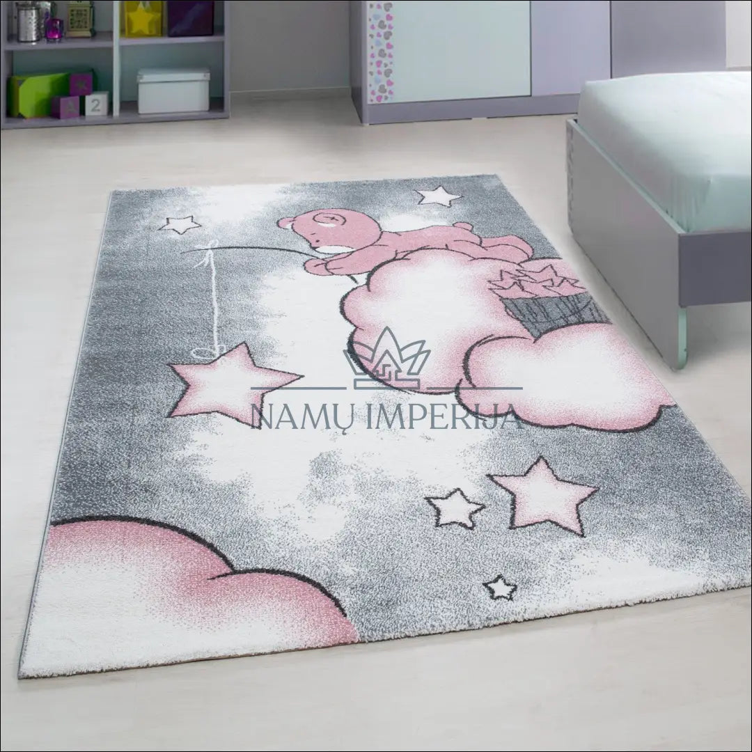 Kilimas NI2040 - €75 Save 30% -30% , 100-200, 50-100, __label:Pristatymas 5-14 d.d., apvalus 120 x 170 cm / Rožinė