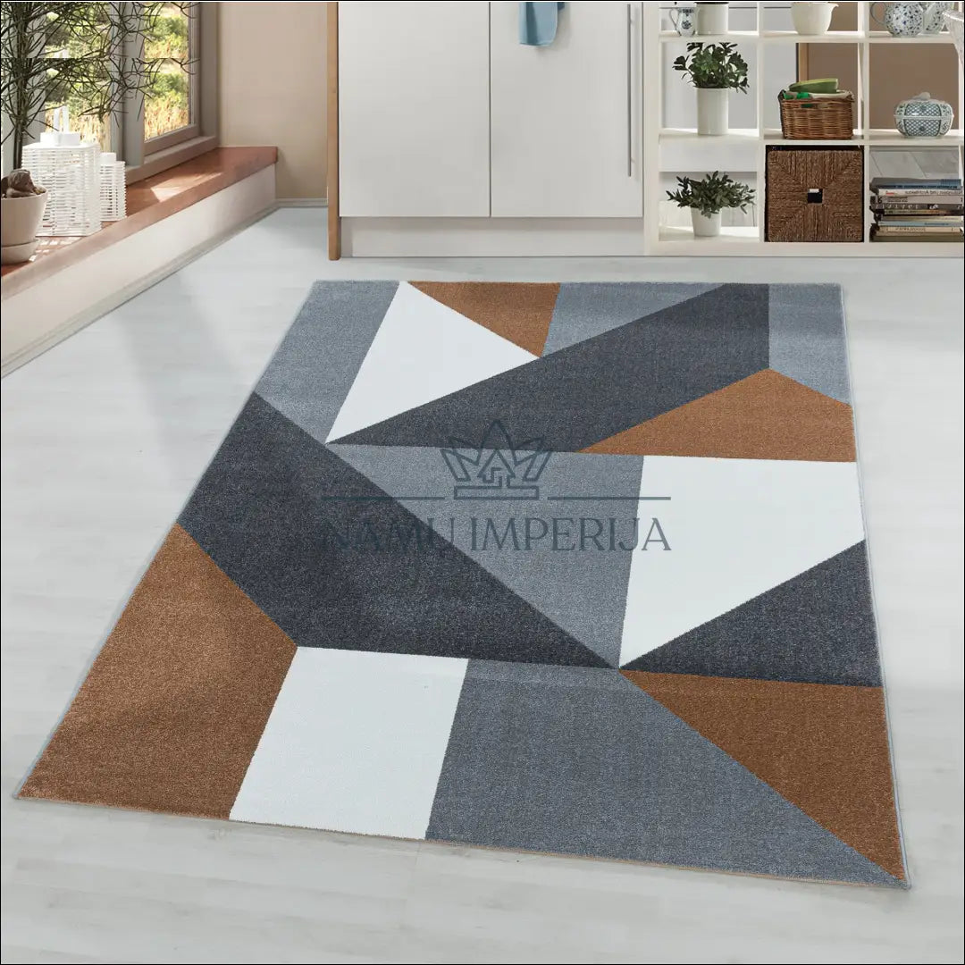 Kilimas NI2101 - €53 Save 30% 100-200, 50-100, __label:Pristatymas 5-14 d.d., ayy, color-pilka 80 x 150 cm / Ruda